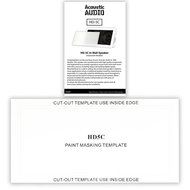 Acoustic Audio HD-5c In Wall Kevlar Center Channel Speaker Home Theater 250 Watt