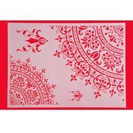 FOUR-C Cake Top Stencil Cake Design Tools Color White N2