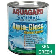 Aquagard Aqua Gloss Waterbased Enamel - 1Qt - Sea Green consumer electronics