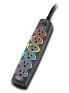 SmartSockets Premium Surge Protection Power Strip, 6-Outlet, 8' Cord, 1260 Joules N6