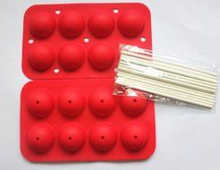 8 Cavity lollipop Silicone mold N3
