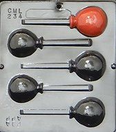 Balloon Lollipop Chocolate Candy Mold 234