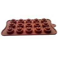 Fanhesheng 5-Cavity Silicone Round Chocolate, Candy and Gummy Mold