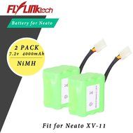Flylinktech&reg; 4000mAh 7.2v Nimh Vacuum Cleaner Battery for Neato XV series Neato XV-11 neato xv-21 XV-12,XV-14,945... N4