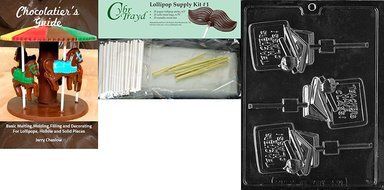 Cybrtrayd J086 Teacher Lolly Jobs Chocolate Candy Mold N6