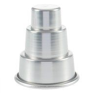 DIY Mini 3-Tier Cupcake Pudding Chocolate Cake Mold Baking Pan Mould Party DX N5