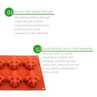 DidaDi Cavity Fleur De Lis Chocolate Fruity Candy Silicone Mold Muffin Jelly Ice Tray Baking