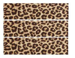 Natural Leopard Print ~ Edible Icing Image Border Strip Cake/Cupcake Topper!!!
