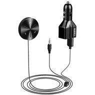 AUKEY Bluetooth Receiver with 3Port USB Car Charger, Magnetic Base and Handsfree Calling for IPhone, Samsung and... N6
