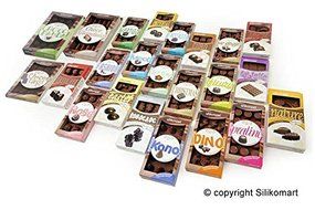 Silikomart Silicone Chocolate Candy Bar Mold, 0.13 oz x 12 N6