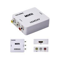eBerry Latest Generation HDMI Real 1080P to AV CVBS RCA Composite Video Converter Adapter Box + 1.8m/6ft High... N2