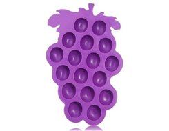 Grape Shaped Silicone Ice Tray (Purple) N2