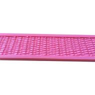 FLY Dense Weave Veins Fondant Silicone Lace Mold Cake Decorating Baking Mould,Pink N4