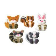 Woodland Animals Asst Dec-on,#14304 / Ten Pieces