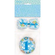 Blue Safari First Birthday Cupcake Kit for 24 N20