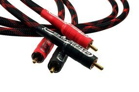 3.28 feet (1 meter) Better Cables RCA Cables - Stereo PAIR (2 cables) - Silver Serpent Anniversary Edition Audio... N2