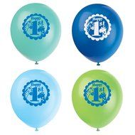 Blue Safari First Birthday Cupcake Kit for 24 N21