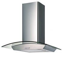 Ancona GCP430 Wall-Mounted Glass Canopy Style Convertible Range Hood, 30-Inch, Stainless Steel N3