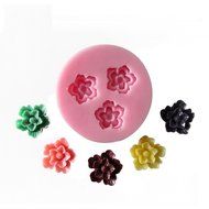 4 Strings Of Pearl Fondant Sugar Paste Bead Mold Clay Chocolate Mould Cake Decorating Tools Yihuily N21