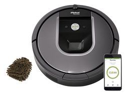 iRobot 960 Roomba 960 Robotic Vacuum Cleaner, Robotic, Cleaning Robot (Complete Set) w/ Bonus: Premium Microfiber... N4