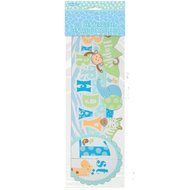 Blue Safari First Birthday Cupcake Kit for 24 N27