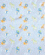 Blue Safari First Birthday Cupcake Kit for 24 N28