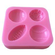 4 Strings Of Pearl Fondant Sugar Paste Bead Mold Clay Chocolate Mould Cake Decorating Tools Yihuily N25