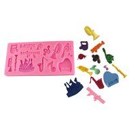 4 Strings Of Pearl Fondant Sugar Paste Bead Mold Clay Chocolate Mould Cake Decorating Tools Yihuily N26