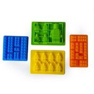 MIREN Building Bricks &amp; Robots Silicone Candy Mold, Chocolate Mold, Jelly Mold, Pastry Making Mold, Ice Cube Tray... N3