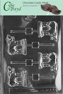 Cybrtrayd A077 Cow Lolly Animal Chocolate Candy Mold