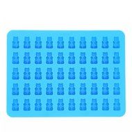 BAWAB Silicone Gummy Bear Mold with BONUS DROPPER FOR EASY FILLING! &ndash; 50 Cavity 1 Pack | 100% LFGB Silicone, No... N3