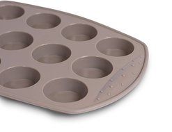 Internet&rsquo;s Best Silicone Muffin Pan | 12 Cup | Cupcake Tray | Cake Baking Mold | BPA Free | Dishwasher Safe N6