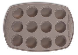 Internet&rsquo;s Best Silicone Muffin Pan | 12 Cup | Cupcake Tray | Cake Baking Mold | BPA Free | Dishwasher Safe N7