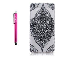 Huawei P8 Lite Case, Firefish Durable Soft TPU Back Case [Soft-Flex] Drop Protection Scratch-Resistant Cover Skin... N16