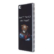 Huawei P8 Lite Case, Firefish Durable Soft TPU Back Case [Soft-Flex] Drop Protection Scratch-Resistant Cover Skin... N21