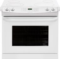 Frigidaire FFED3025PW30" White Electric Drop-In Smoothtop Range