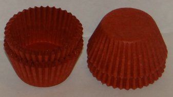 #4 Red Paper Candy Cup Cups 1000 Pack Candy Making Supplies