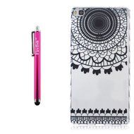 Huawei P8 Lite Case, Firefish Durable Soft TPU Back Case [Soft-Flex] Drop Protection Scratch-Resistant Cover Skin... N23