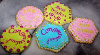 Designer Stencils C135 Special Occasions Candy and Cookie Stencils (Congratulations, Best Wishes, Happy Birthday...