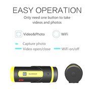 Yuntab Warrior G1 Sports Action camera H.265 Wi-Fi 3400mAh Top-Speed Startup G- Sensor 1080P Waterproof 165&deg; Wide...