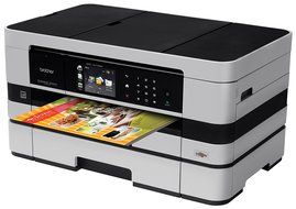 Brother Printer MFCJ4710DW Wireless Color Inkjet All-in-One Printer with Scanner, Copier and Fax, Amazon Dash...