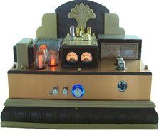 The Time Traveler's Amp Victorian Model Bluetooth Vacuum Tube Hybrid Stereo Amplifier
