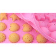 Kamlife KT 15-Cavity Flower Cake Chocolate Pan Candy Silicone Baking Mold Tray&pound;&uml;15-Cavity Flower&pound;&copy; N7