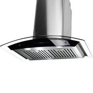 AKDY AWR68S330 30" Wall Mount Ducted Range Hood with 760 CFM Motor 3 Speed Fan Levels Touch Control Panel Dishwasher... N3