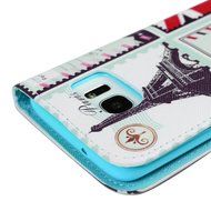 S7 Edge Case,Samsung Galaxy S7 Edge Case - Wallet Folio Flip Premuim PU Leather Case Colorful Print Design with...
