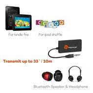 TaoTronics Wireless Portable Bluetooth Transmitter Connected to 3.5mm Audio Devices, Paired with Bluetooth Receiver... N3