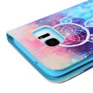 S7 Edge Case,Samsung Galaxy S7 Edge Case - Wallet Folio Flip Premuim PU Leather Case Colorful Print Design with... N3