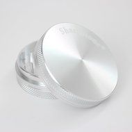 Sharp Stone Official Authentic Medium 2 Piece Grinder Hard Top 2.2 Inches Silver + Free Performance Technology... N3
