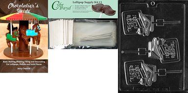 Cybrtrayd J086 Teacher Lolly Jobs Chocolate Candy Mold N8
