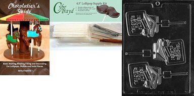 Cybrtrayd J086 Teacher Lolly Jobs Chocolate Candy Mold N9
